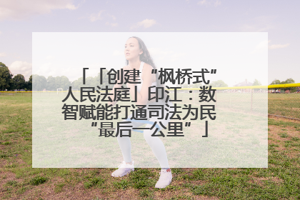 「创建“枫桥式”人民法庭」印江：数智赋能打通司法为民“最后一公里”