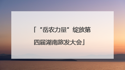 “岳农力量”绽放第四届湖南旅发大会
