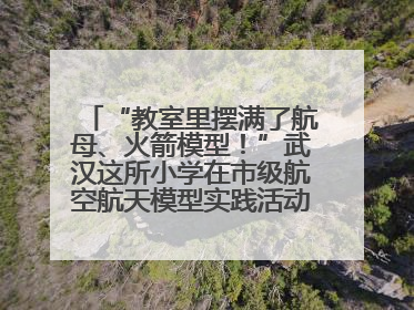 “教室里摆满了航母、火箭模型！”武汉这所小学在市级航空航天模型实践活动中获佳绩