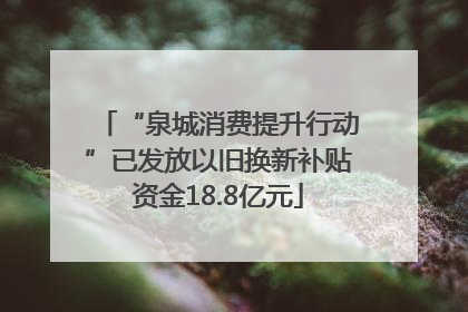 “泉城消费提升行动”已发放以旧换新补贴资金18.8亿元