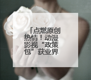 点燃原创热情！动漫影视“政策包”获业界热烈反响