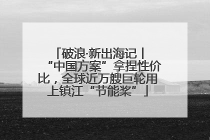 破浪·新出海记丨 “中国方案”拿捏性价比，全球近万艘巨轮用上镇江“节能桨”