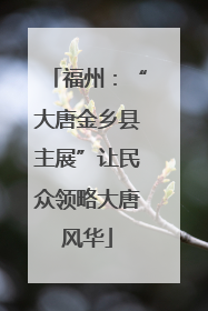 福州：“大唐金乡县主展”让民众领略大唐风华