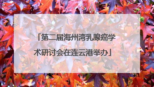 第二届海州湾乳腺癌学术研讨会在连云港举办