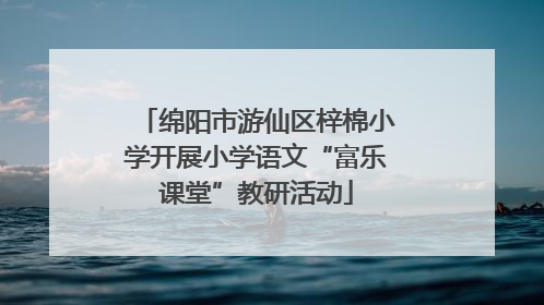 绵阳市游仙区梓棉小学开展小学语文“富乐课堂”教研活动