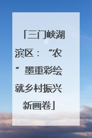 三门峡湖滨区：“农”墨重彩绘就乡村振兴新画卷
