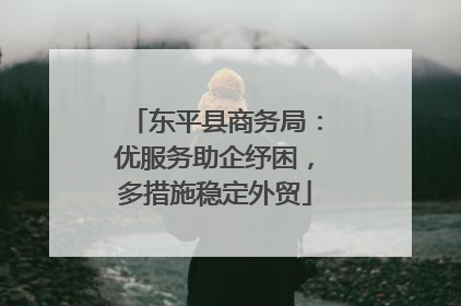 东平县商务局：优服务助企纾困，多措施稳定外贸