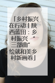 乡村振兴在行动丨陕西蓝田：乡村振兴 “三部曲” 绘就和美乡村新画卷