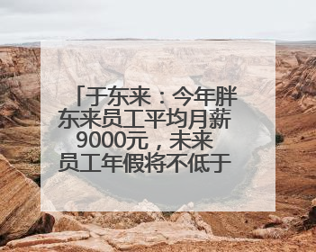 于东来：今年胖东来员工平均月薪9000元，未来员工年假将不低于40天