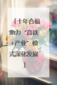 十年合福助力“高铁+产业”模式深化发展