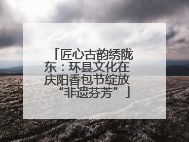 匠心古韵绣陇东：环县文化在庆阳香包节绽放“非遗芬芳”