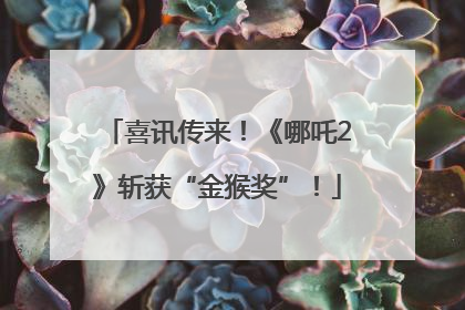 喜讯传来！《哪吒2》斩获“金猴奖”！