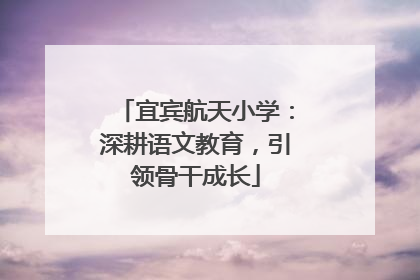 宜宾航天小学：深耕语文教育，引领骨干成长