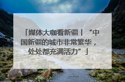 媒体大咖看新疆丨“中国新疆的城市非常繁华，处处都充满活力”