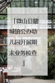 微山县驩城镇公办幼儿园开展期末业务检查