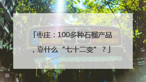 枣庄：100多种石榴产品，靠什么“七十二变”？