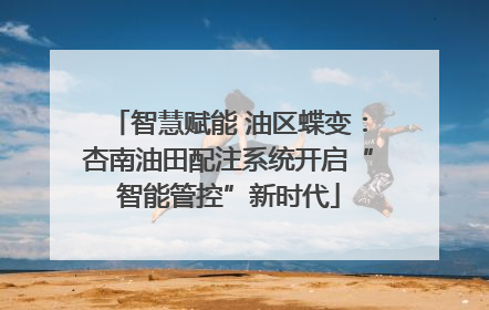 智慧赋能 油区蝶变：杏南油田配注系统开启“智能管控”新时代