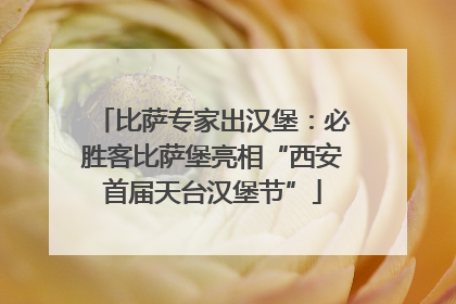比萨专家出汉堡：必胜客比萨堡亮相“西安首届天台汉堡节”