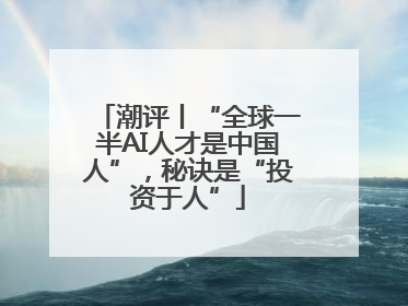 潮评丨“全球一半AI人才是中国人”，秘诀是“投资于人”