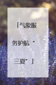 气象服务护航“三夏”