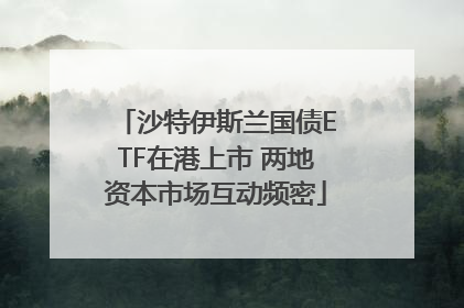 沙特伊斯兰国债ETF在港上市 两地资本市场互动频密