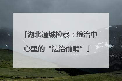 湖北通城检察：综治中心里的“法治前哨”