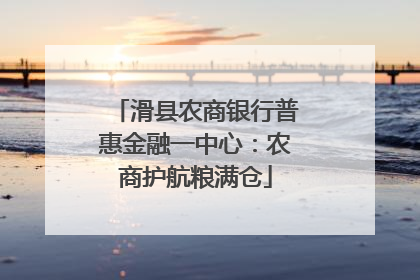 滑县农商银行普惠金融一中心：农商护航粮满仓