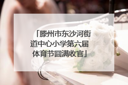 滕州市东沙河街道中心小学第六届体育节圆满收官