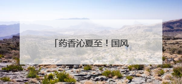 药香沁夏至！国风市集迎接盛夏来临