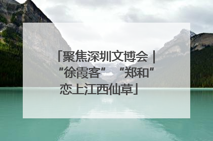 聚焦深圳文博会｜“徐霞客”“郑和”恋上江西仙草