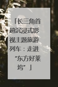长三角首趟沉浸式影视主题旅游列车：走进“东方好莱坞”