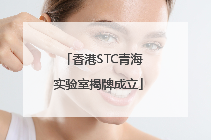 香港STC青海实验室揭牌成立