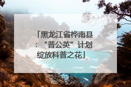 黑龙江省桦南县：“普公英”计划绽放科普之花