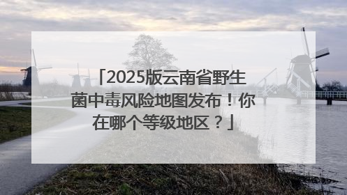 2025版云南省野生菌中毒风险地图发布！你在哪个等级地区？